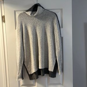 Cozy two toned sweater from Athleta.
